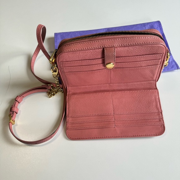 Genuine leather camera chained crossbody bag - Picture 4 of 4